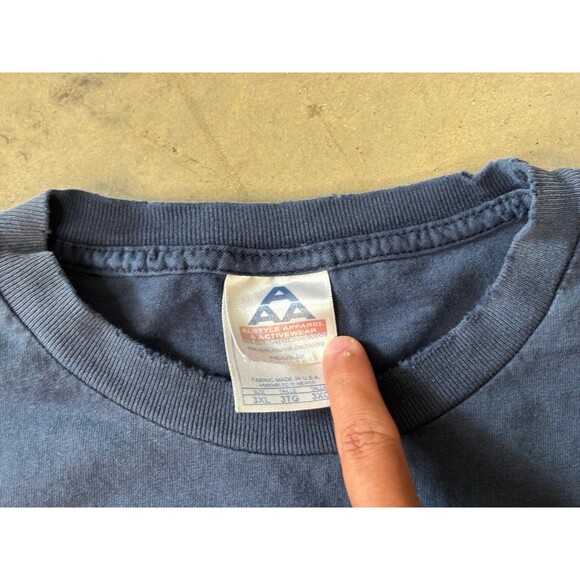 Vintage 2 Fast 2 Furious Shirt 3XL Navy Movie Promo Fast Sensation Eclipse - Picture 7 of 11